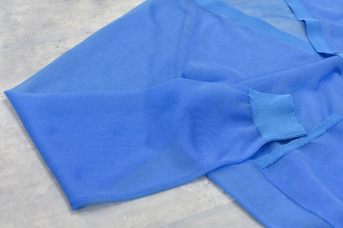 【New Rose】　Sheer Knit Cardigan / Airbrush
