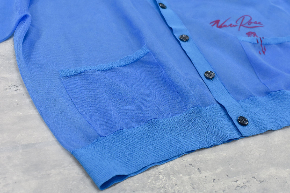 【New Rose】　Sheer Knit Cardigan / Airbrush