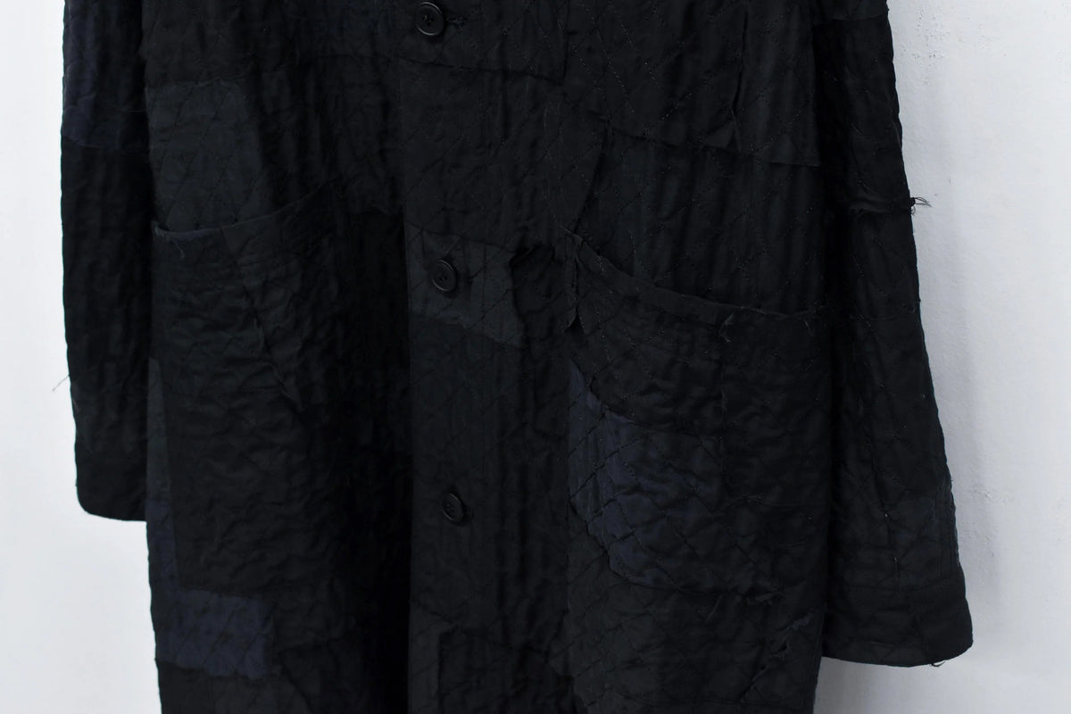【New Rose】　Patchwork Quilt Raglan Sleeve Coat