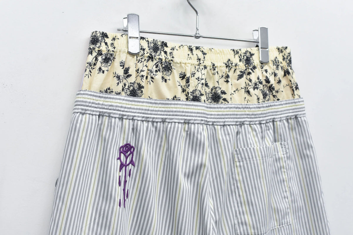 【New Rose】　Pajama Shorts / Embroidery
