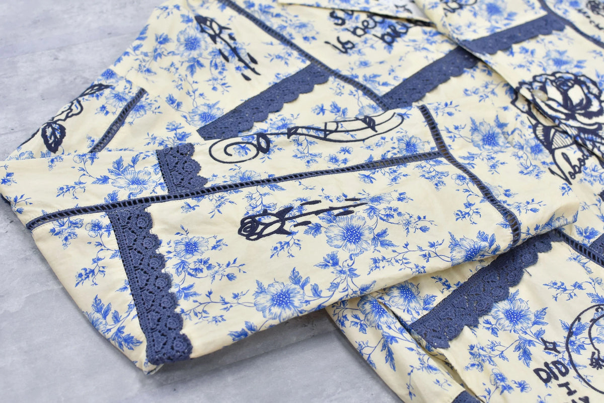 【New Rose】　【Restock】Ladder Race×Embroidery Jacket