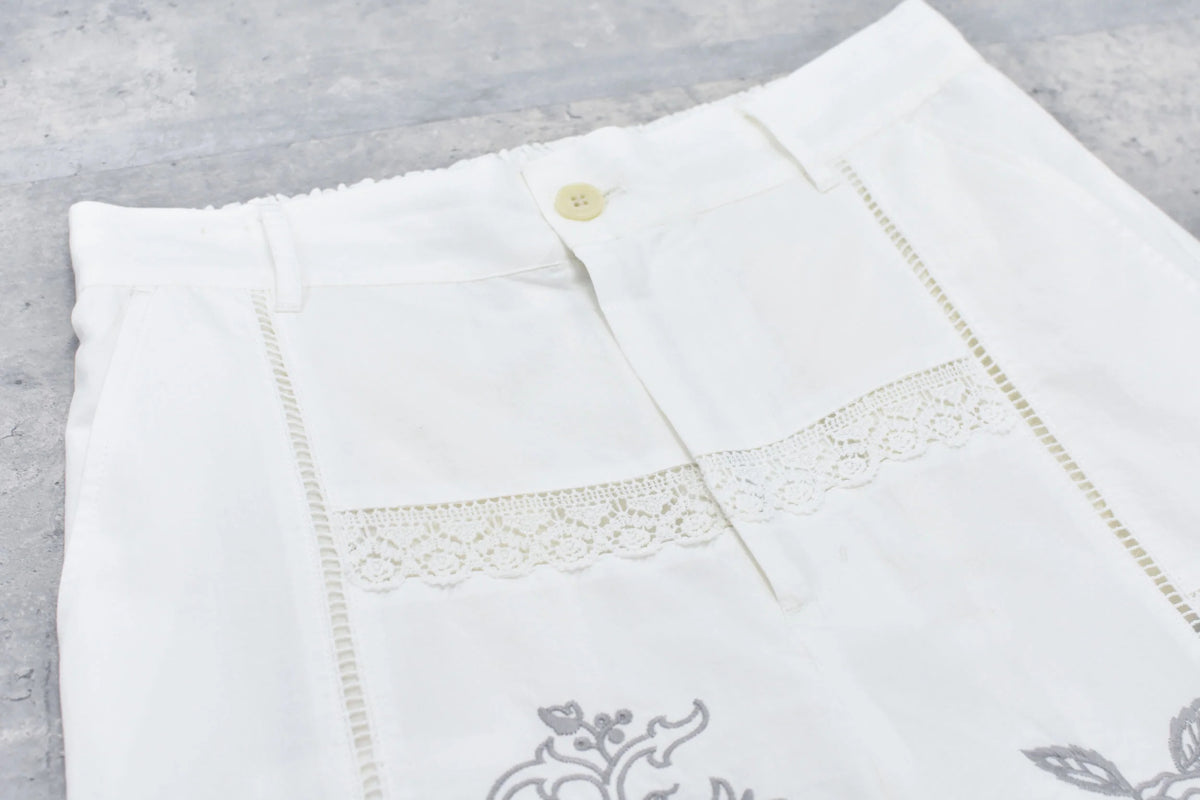 【New Rose】　Ladder Race×Embroidery Pants