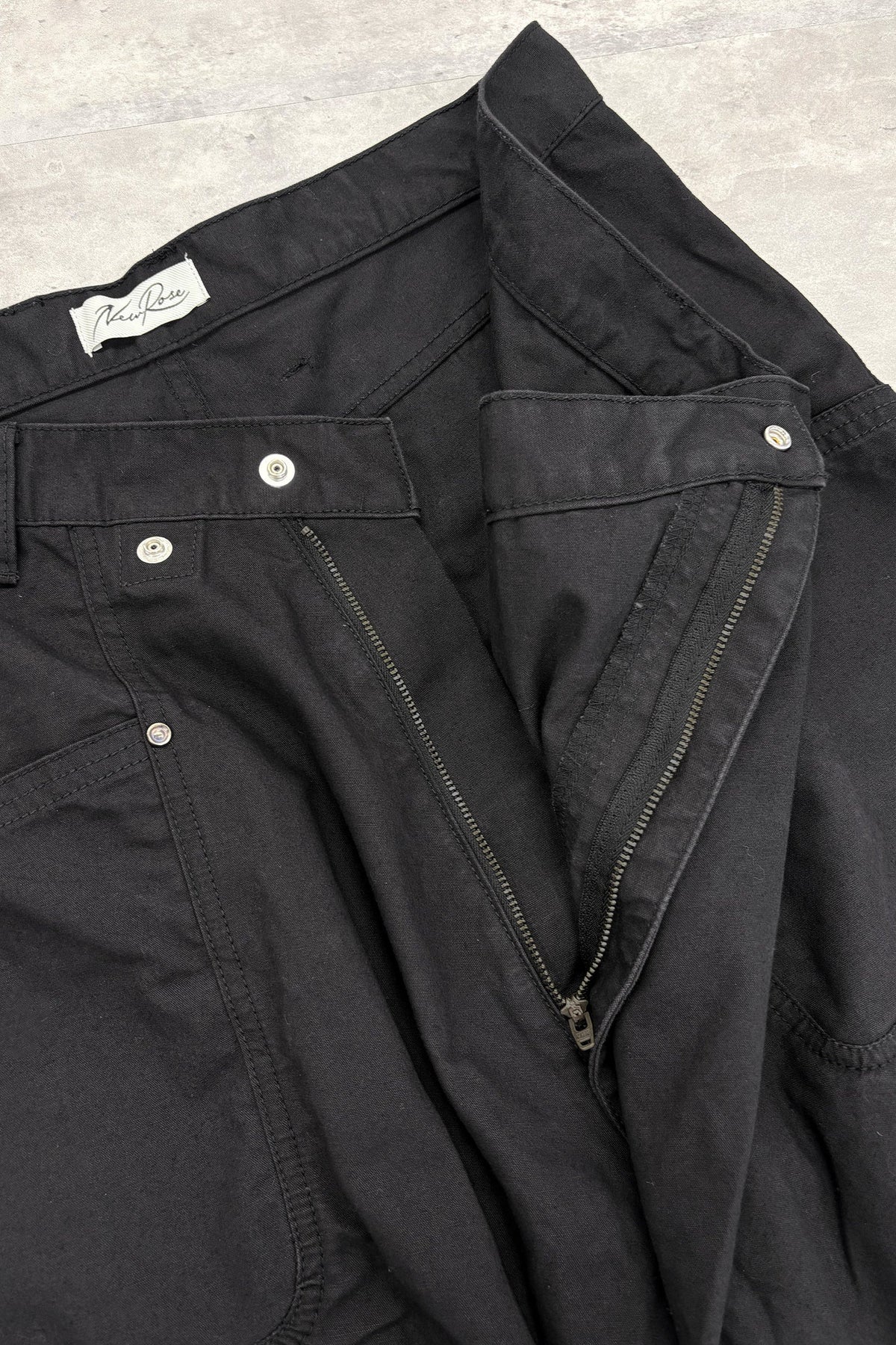 【New Rose】　【New Color ! 】Fold The Waist Pants  ¥