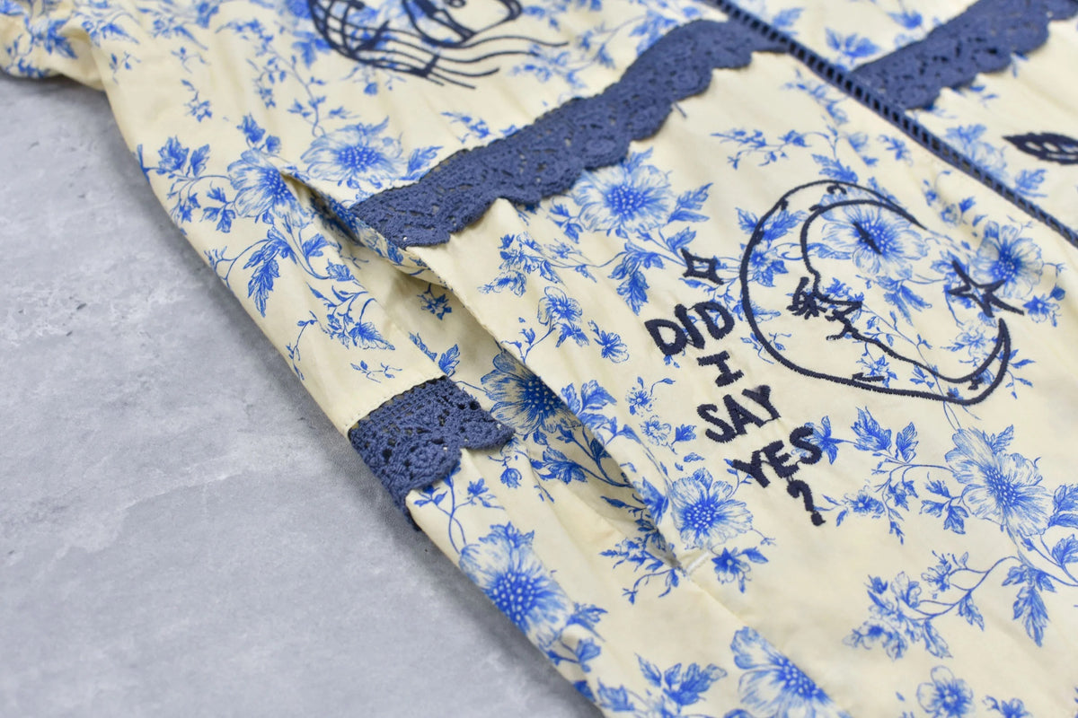 【New Rose】　【Restock】Ladder Race×Embroidery Jacket