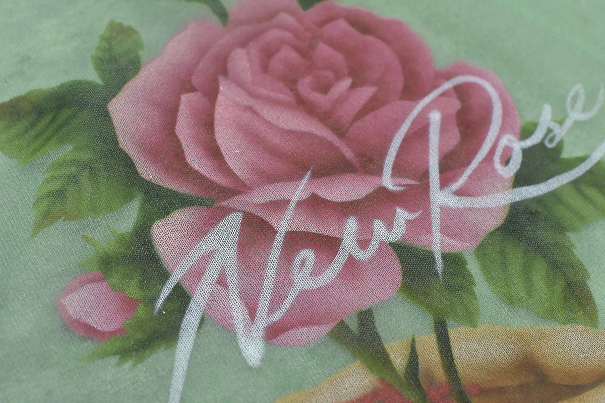 【New Rose】　Sheer Knit Pullover / Airbrush