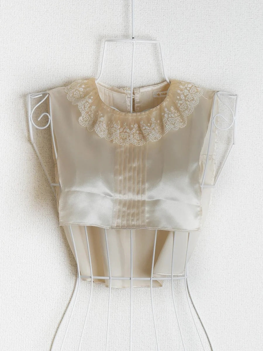 [Victorian maiden] Victorian Maiden Premiere Satin Yoke Color Cream/Black