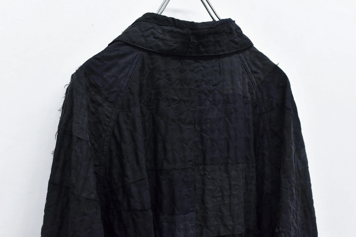 【New Rose】　Patchwork Quilt Raglan Sleeve Coat