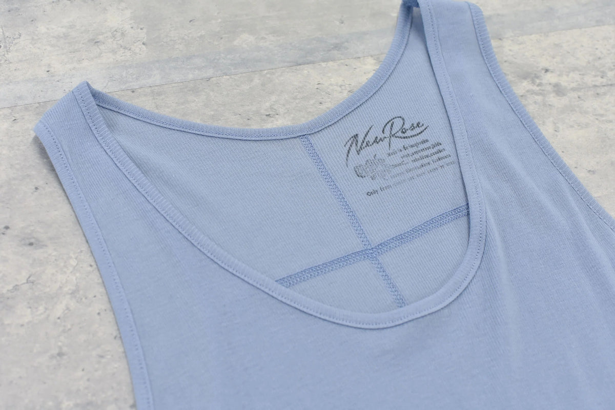 【New Rose】　Rib Tank Top