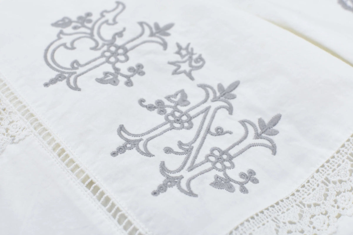 【New Rose】　Ladder Race×Embroidery Pants
