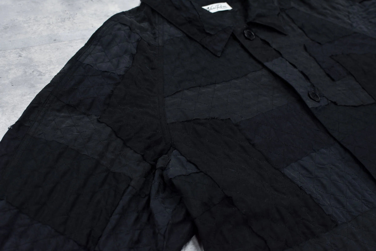 【New Rose】　Patchwork Quilt Raglan Sleeve Coat