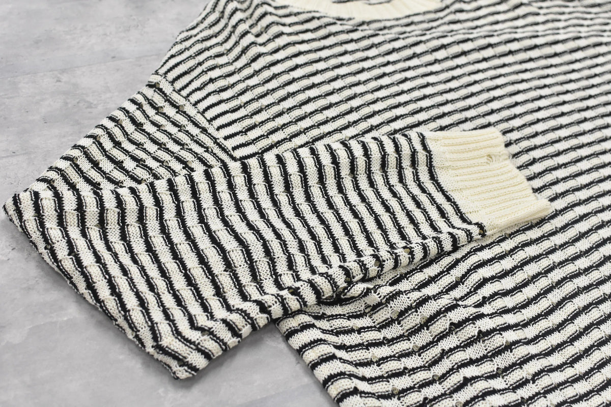 【New Rose】　Links Knitting Destroy Pullover
