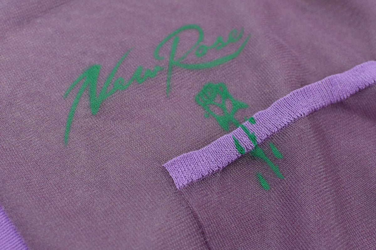 【New Rose】　Sheer Knit Cardigan / Airbrush