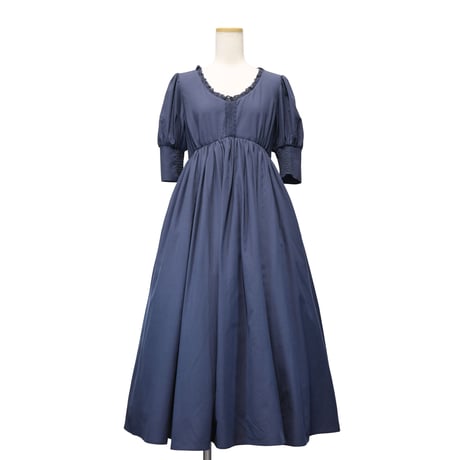 [SHEGLIT] SHEGLIT SPEAT SPEET SMILT SUMMER DRESS DAL BLUE/BLACK
