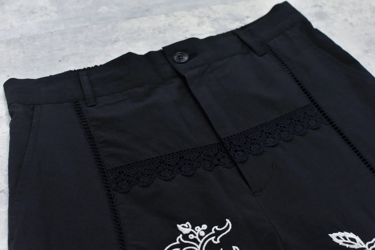【New Rose】　Ladder Race×Embroidery Pants