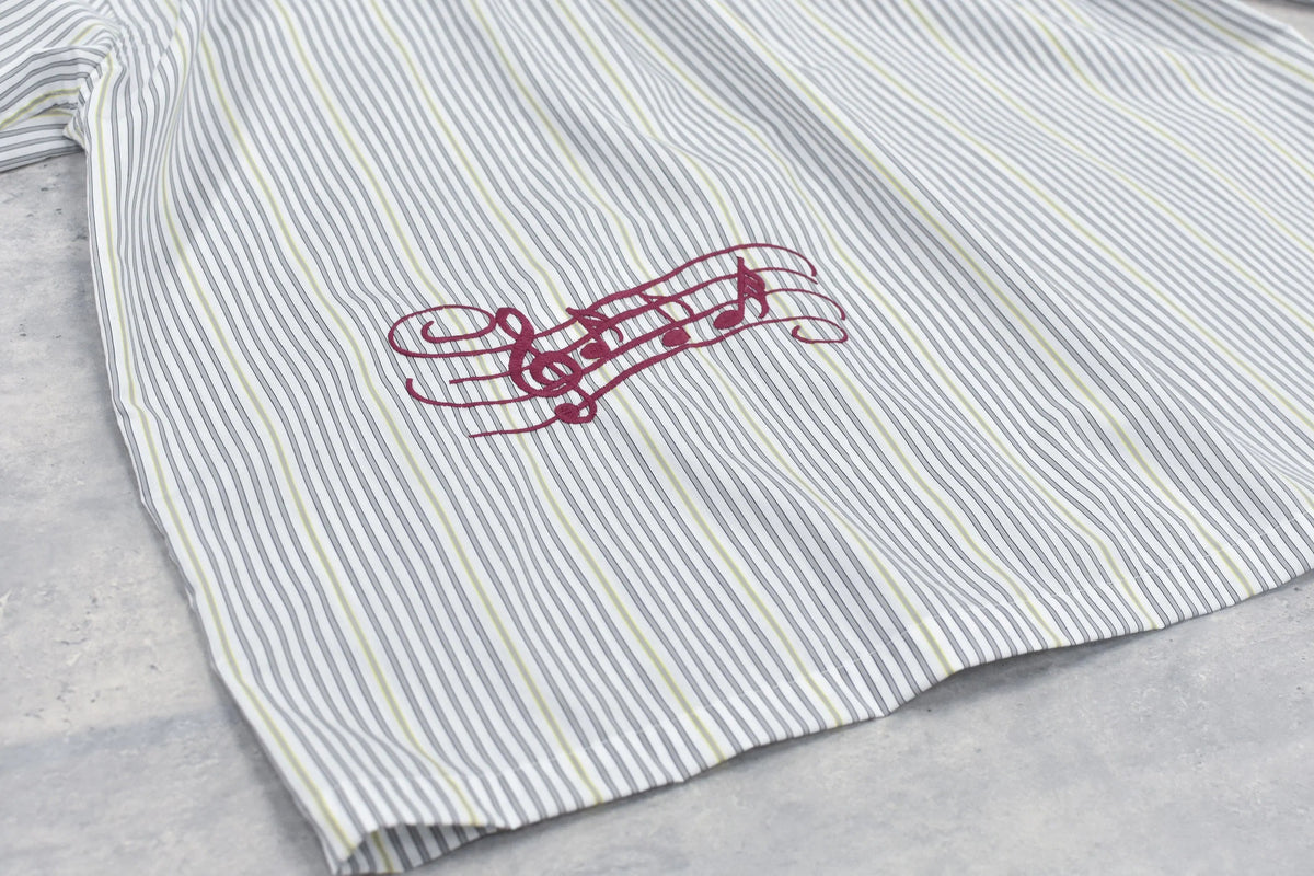 【New Rose】　Pajama Jacket / Embroidery,Print
