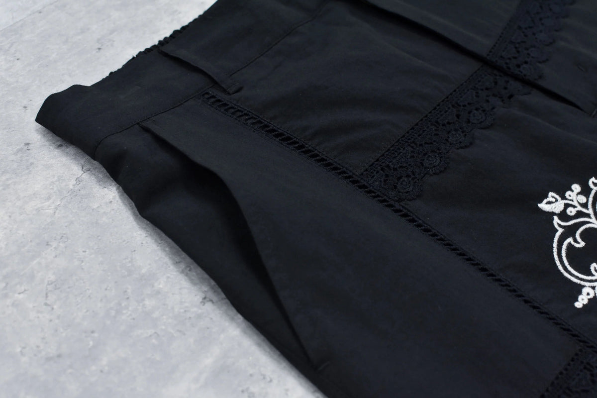 【New Rose】　Ladder Race×Embroidery Pants