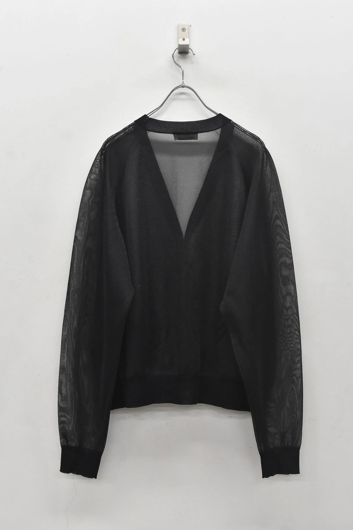 【New Rose】　Sheer Knit Cardigan / Airbrush