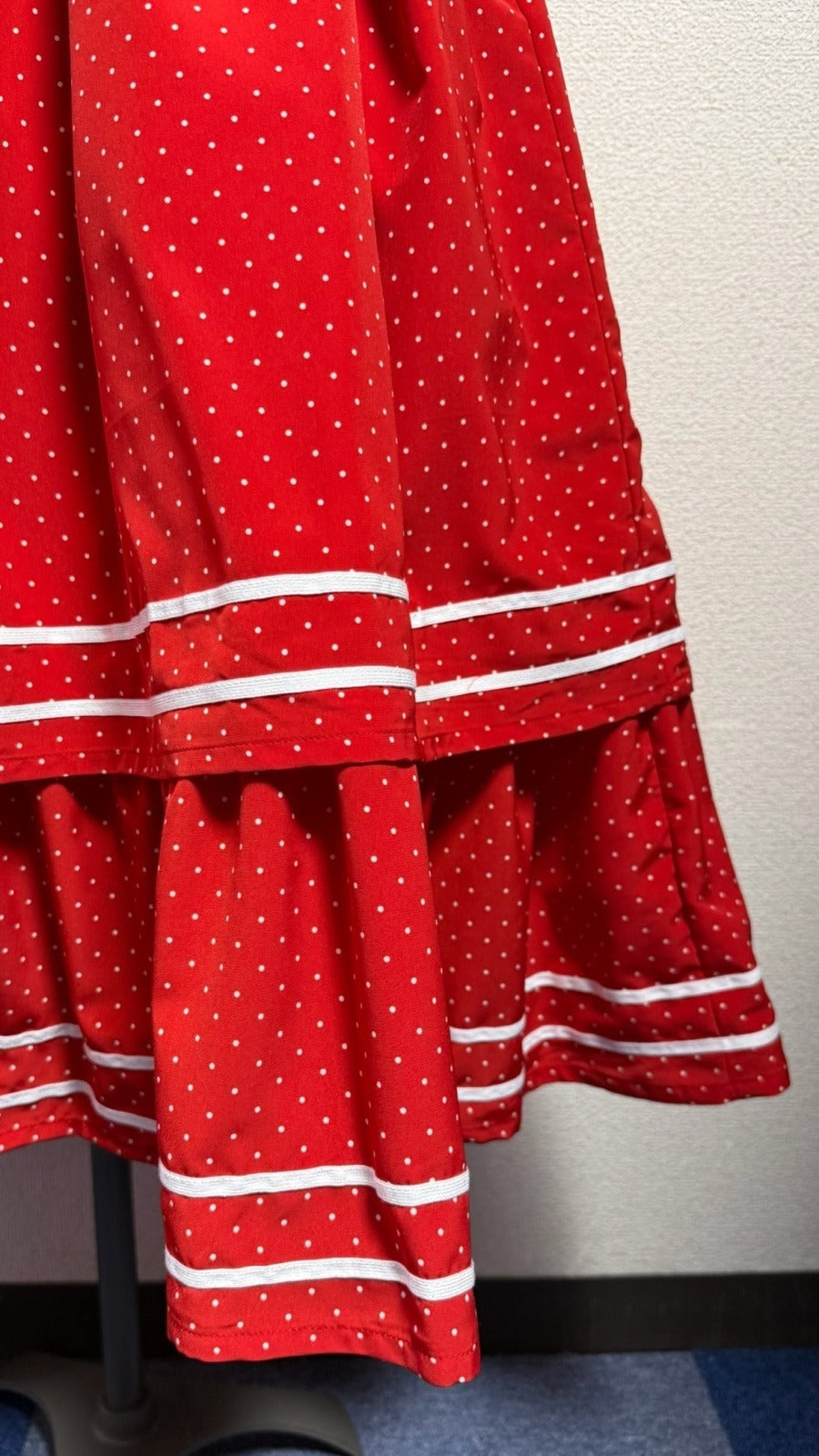 【Physical Drop】フィジカルドロップ　セーラーJSK 【赤水玉×白ライン】