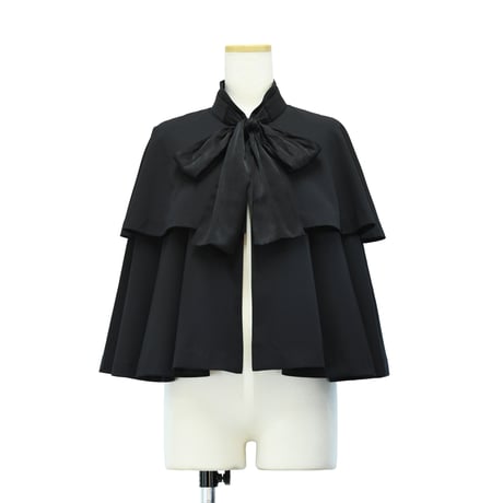 【Sheglit】シェグリット　●予約●"Nightmare"レイヤードケープ　ブラック