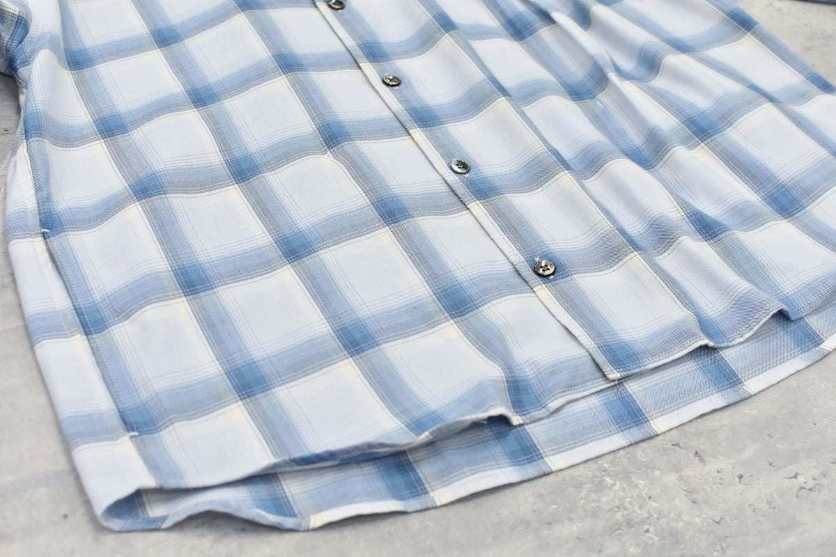 【New Rose】　Embroidery Wrinklework Long-sleeve Shirt