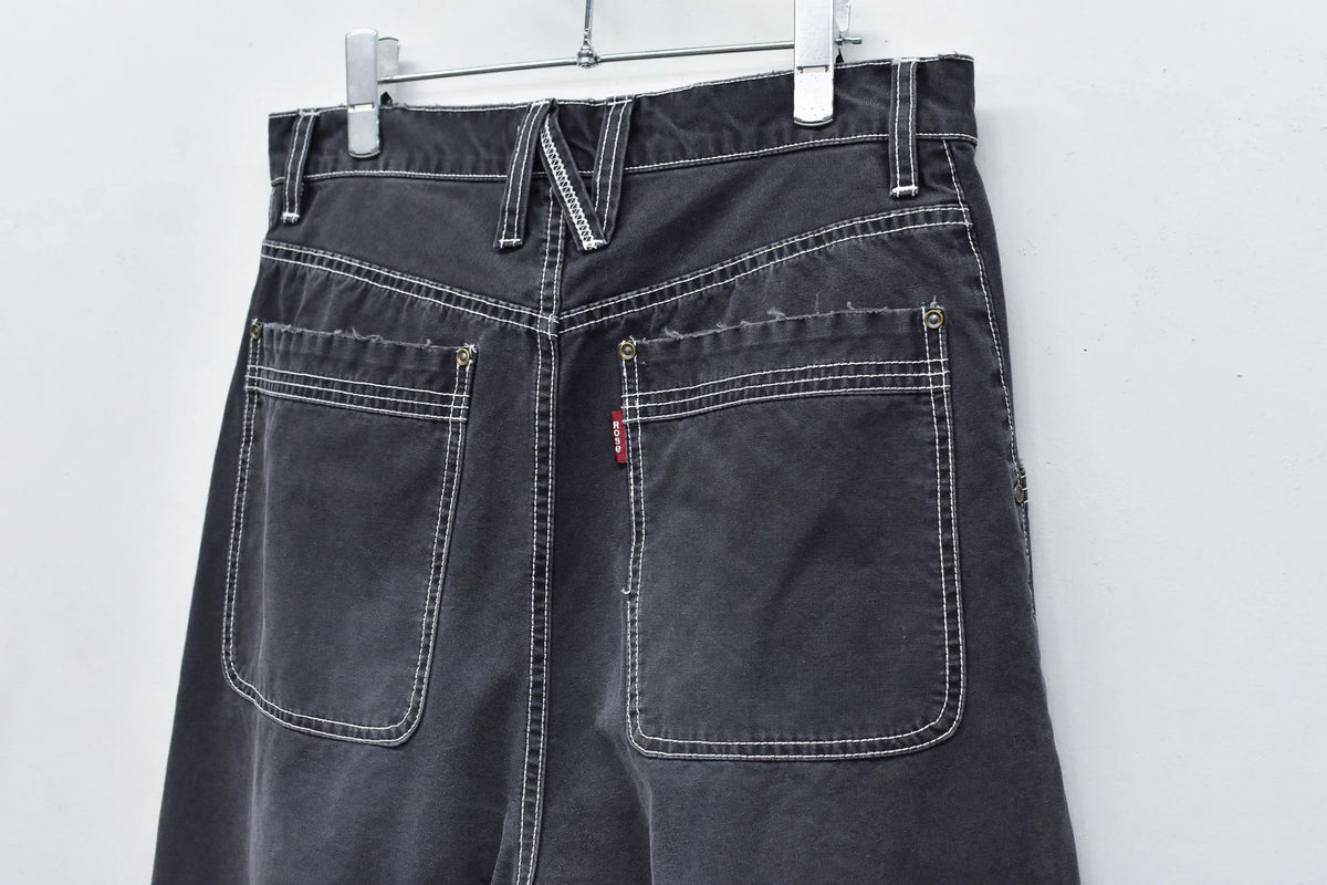 【New Rose】　【New Color ! 】Fold The Waist Pants  ¥