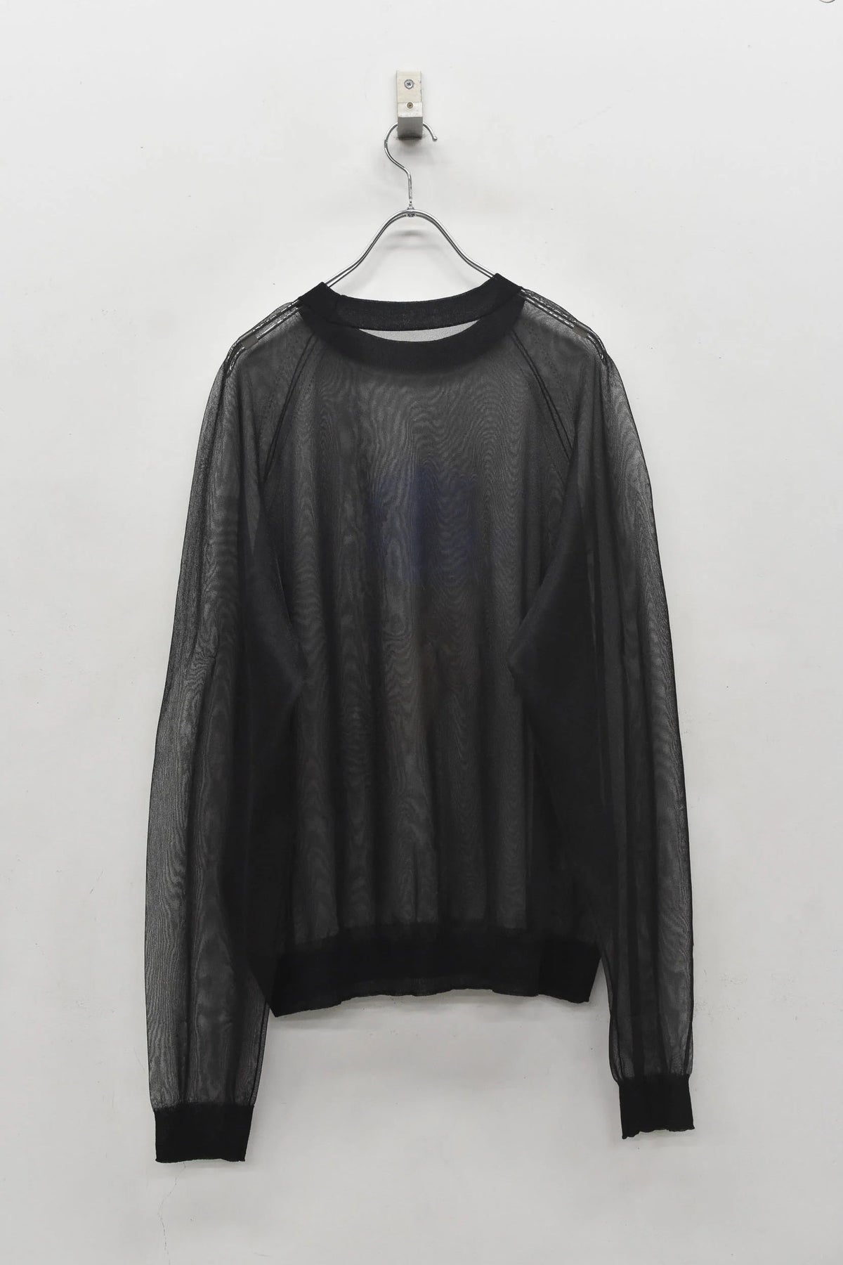 【New Rose】　Sheer Knit Pullover / Airbrush