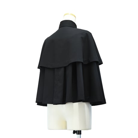 【Sheglit】シェグリット　●予約●"Nightmare"レイヤードケープ　ブラック