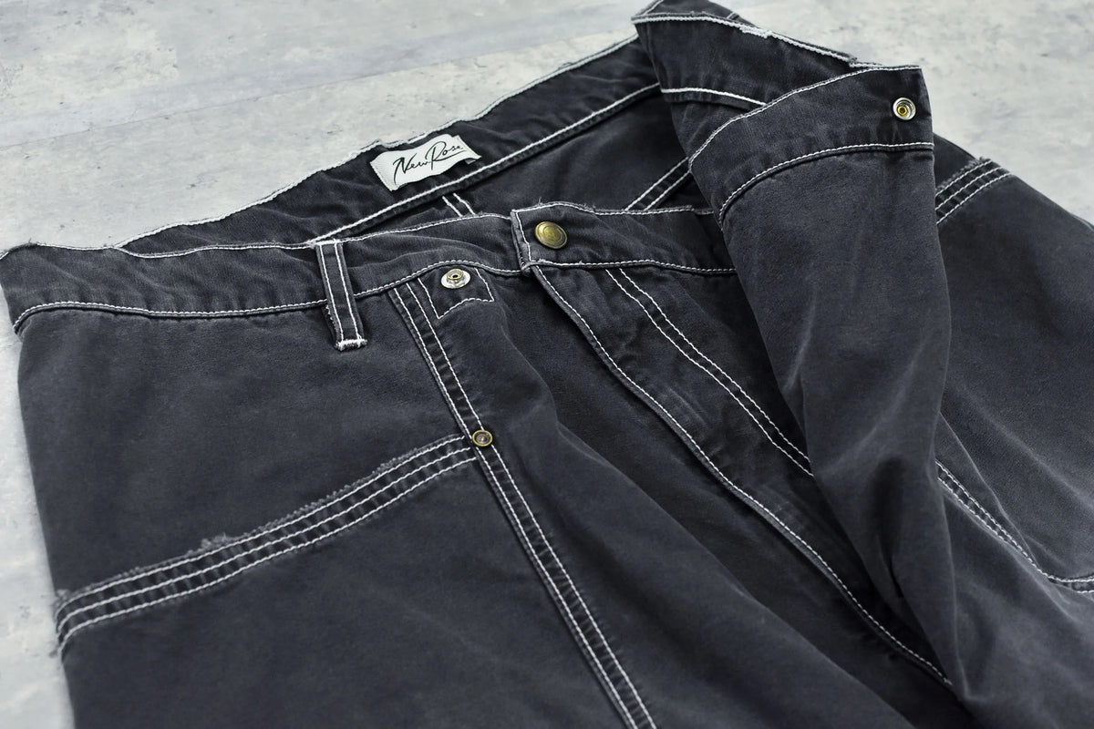 【New Rose】　【New Color ! 】Fold The Waist Pants  ¥