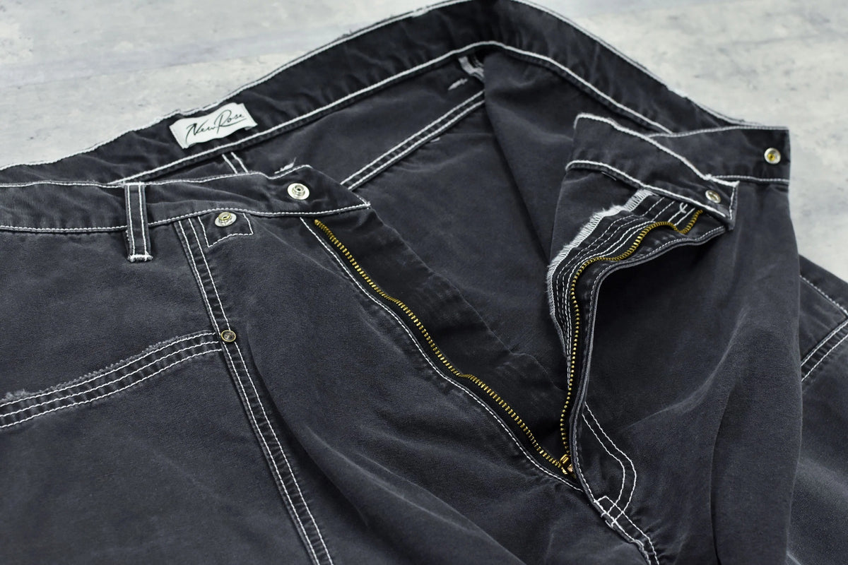 【New Rose】　【New Color ! 】Fold The Waist Pants  ¥