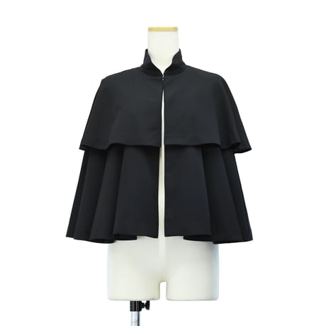 【Sheglit】シェグリット　●予約●"Nightmare"レイヤードケープ　ブラック