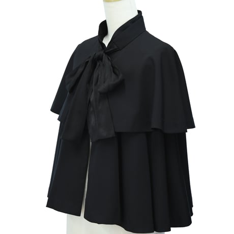 【Sheglit】シェグリット　●予約●"Nightmare"レイヤードケープ　ブラック