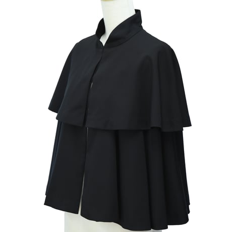 【Sheglit】シェグリット　●予約●"Nightmare"レイヤードケープ　ブラック