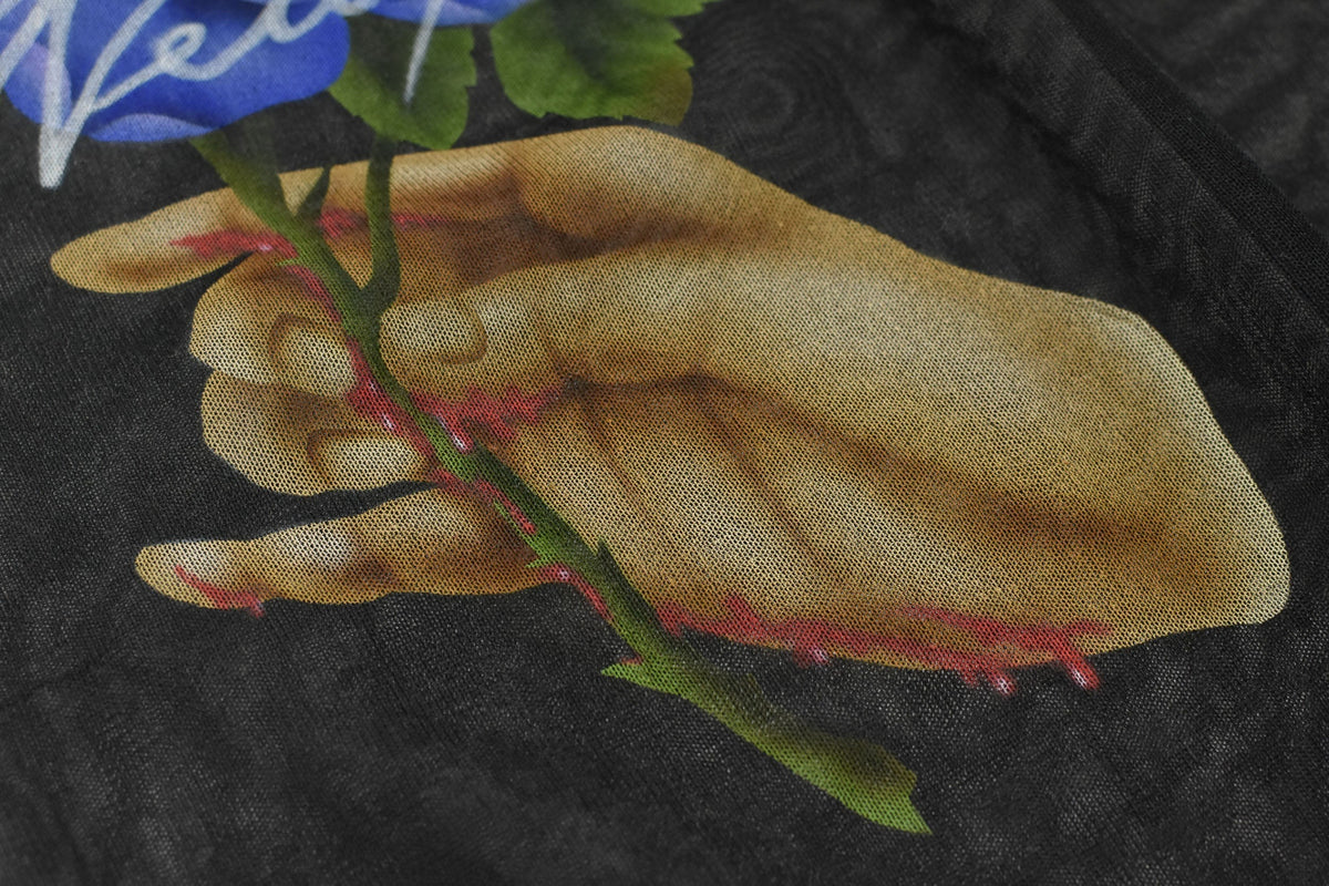 【New Rose】　Sheer Knit Pullover / Airbrush