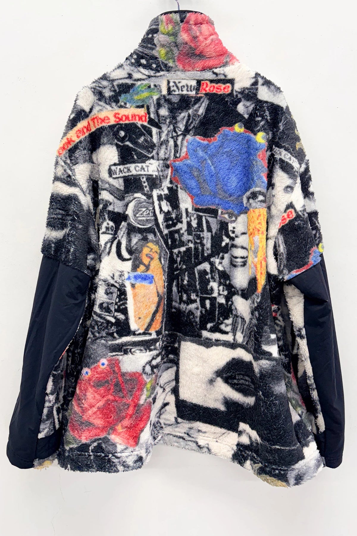 【New Rose】　FLEECE ZIP UP BLOUSON / all-over print