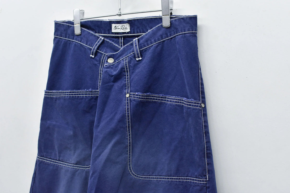 【New Rose】　【New Color ! 】Fold The Waist Pants  ¥