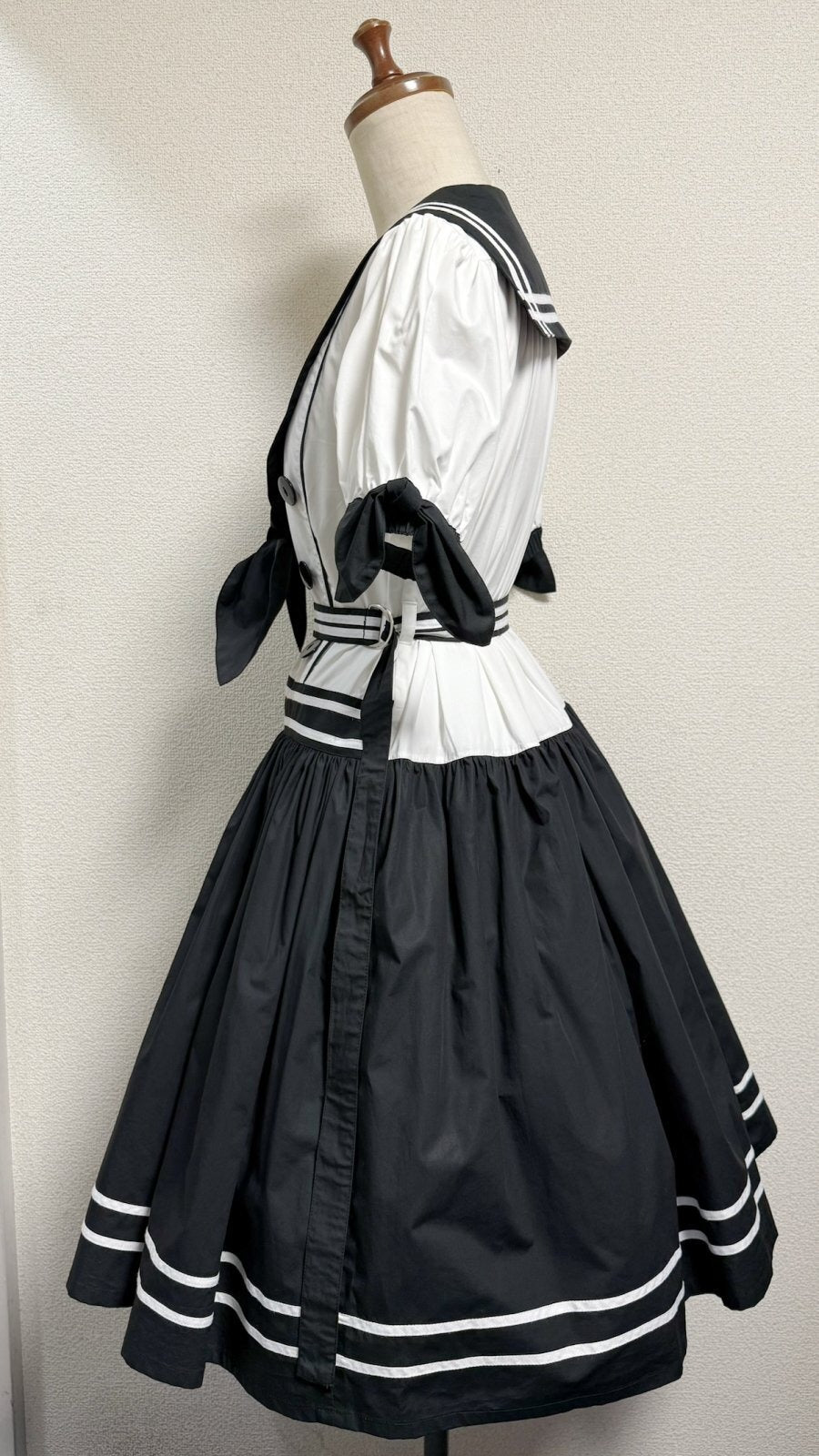 【Physical Drop】フィジカルドロップ　ノスタルジックセーラーワンピース【レギュラーサイズ・コンビ色・ノーマル丈】