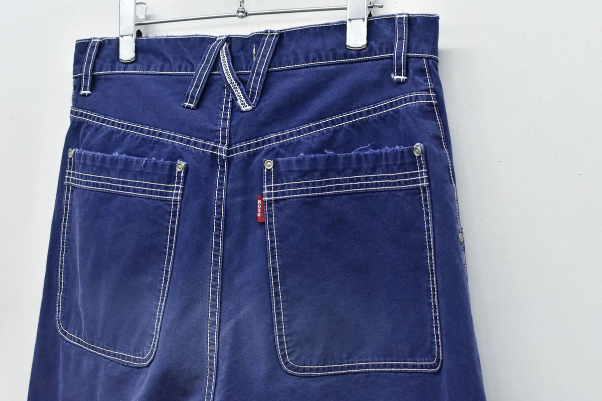 【New Rose】　【New Color ! 】Fold The Waist Pants  ¥