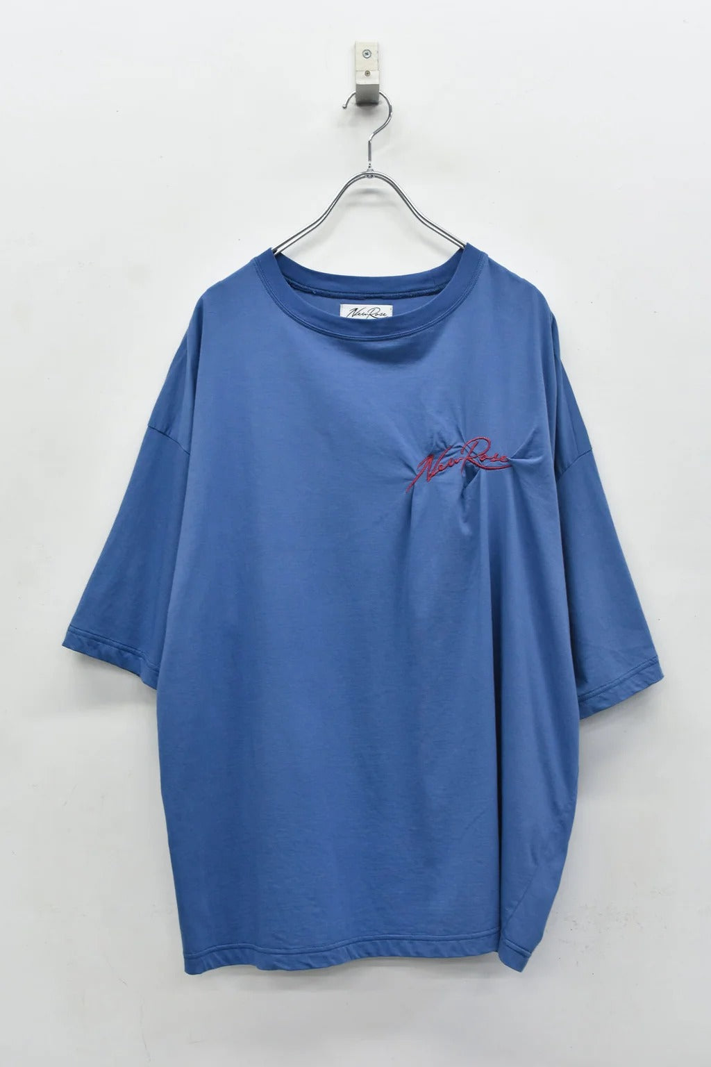 【New Rose】　Embroidery Wrinklework T-shirt