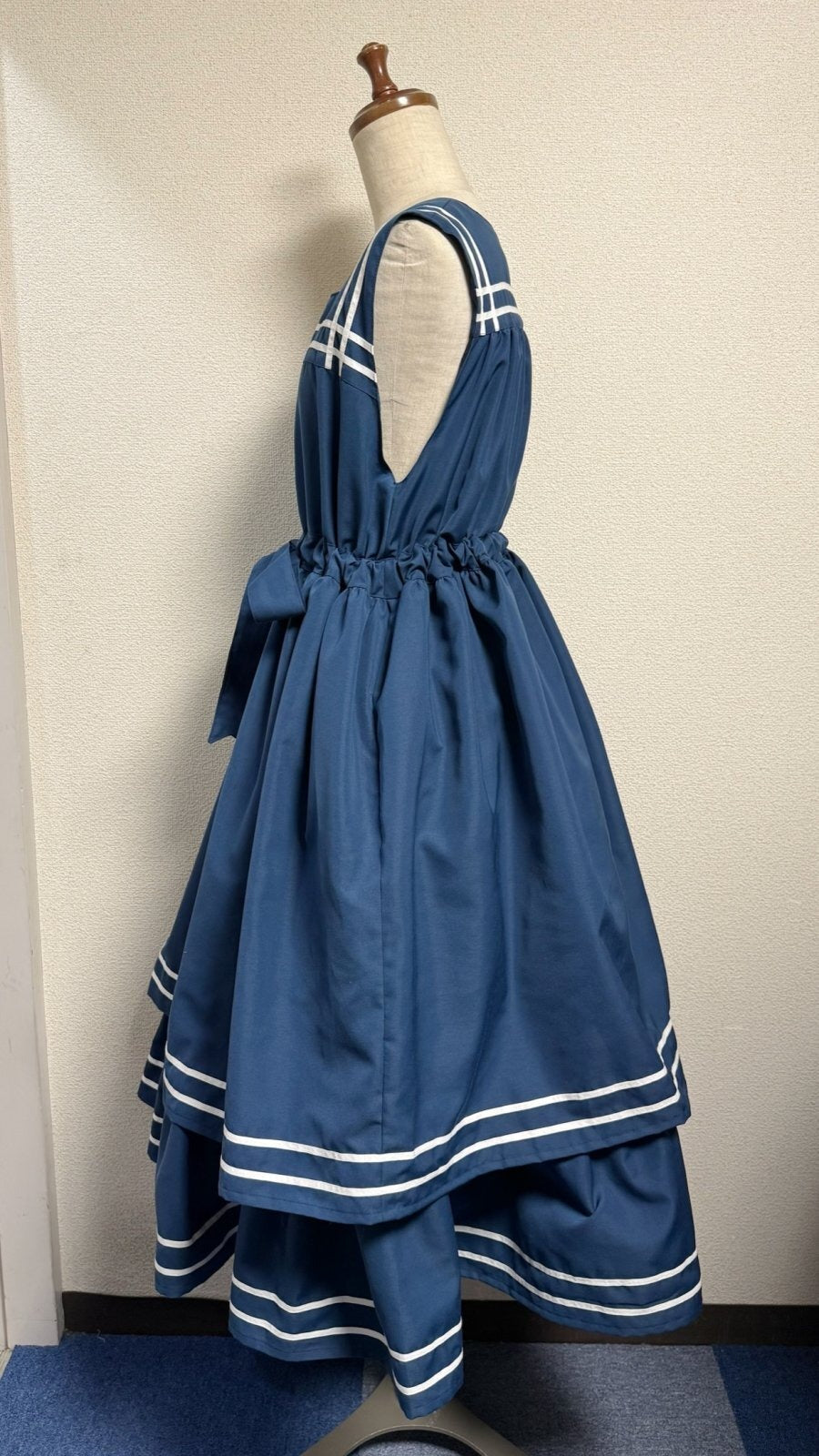 【Physical Drop】フィジカルドロップ　セーラーJSK 【紺×白ライン】