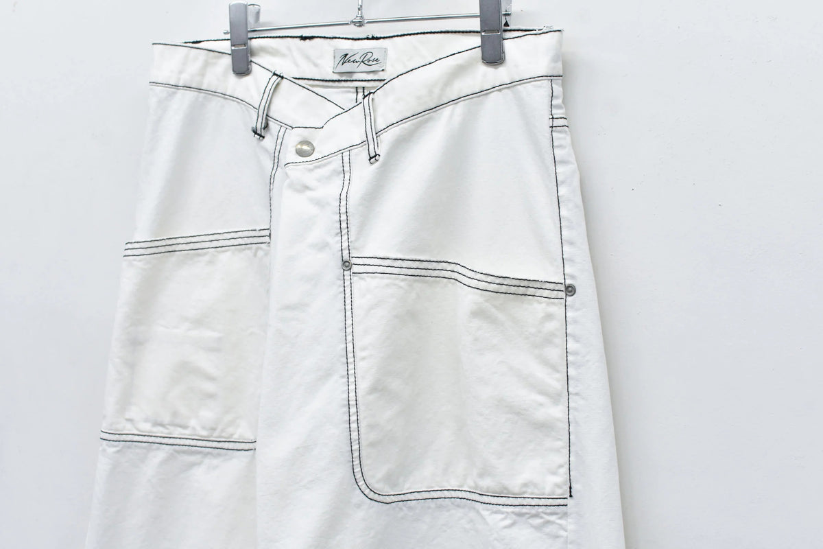 【New Rose】　【New Color ! 】Fold The Waist Pants  ¥