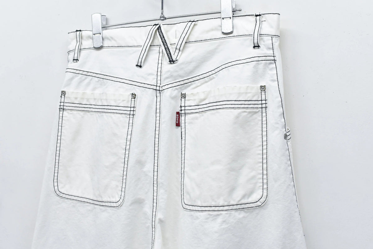 【New Rose】　【New Color ! 】Fold The Waist Pants  ¥