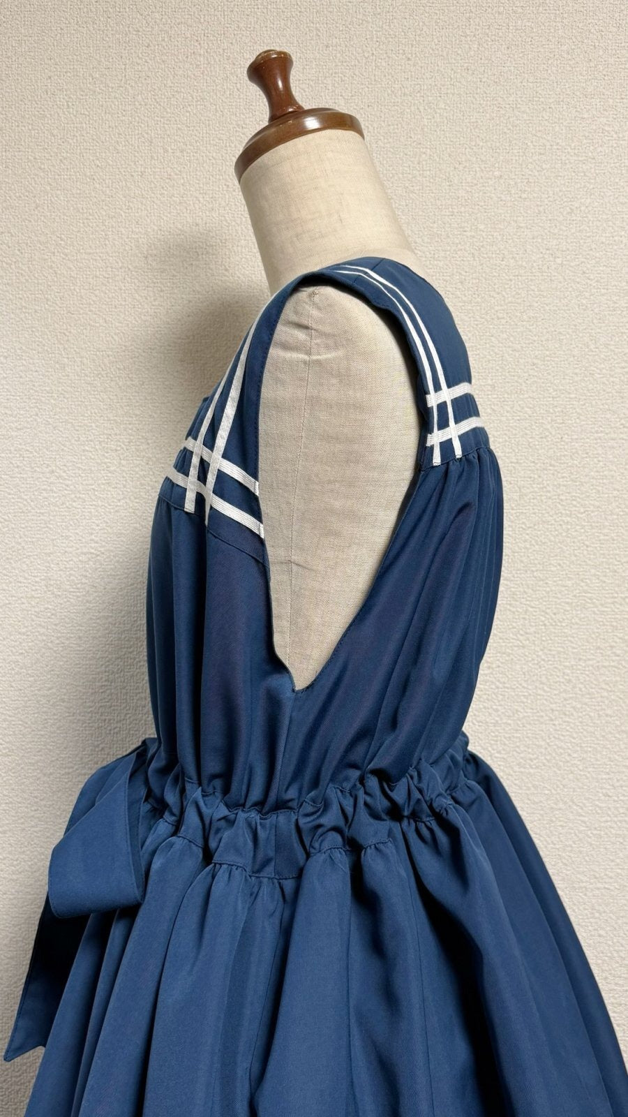 【Physical Drop】フィジカルドロップ　セーラーJSK 【紺×白ライン】