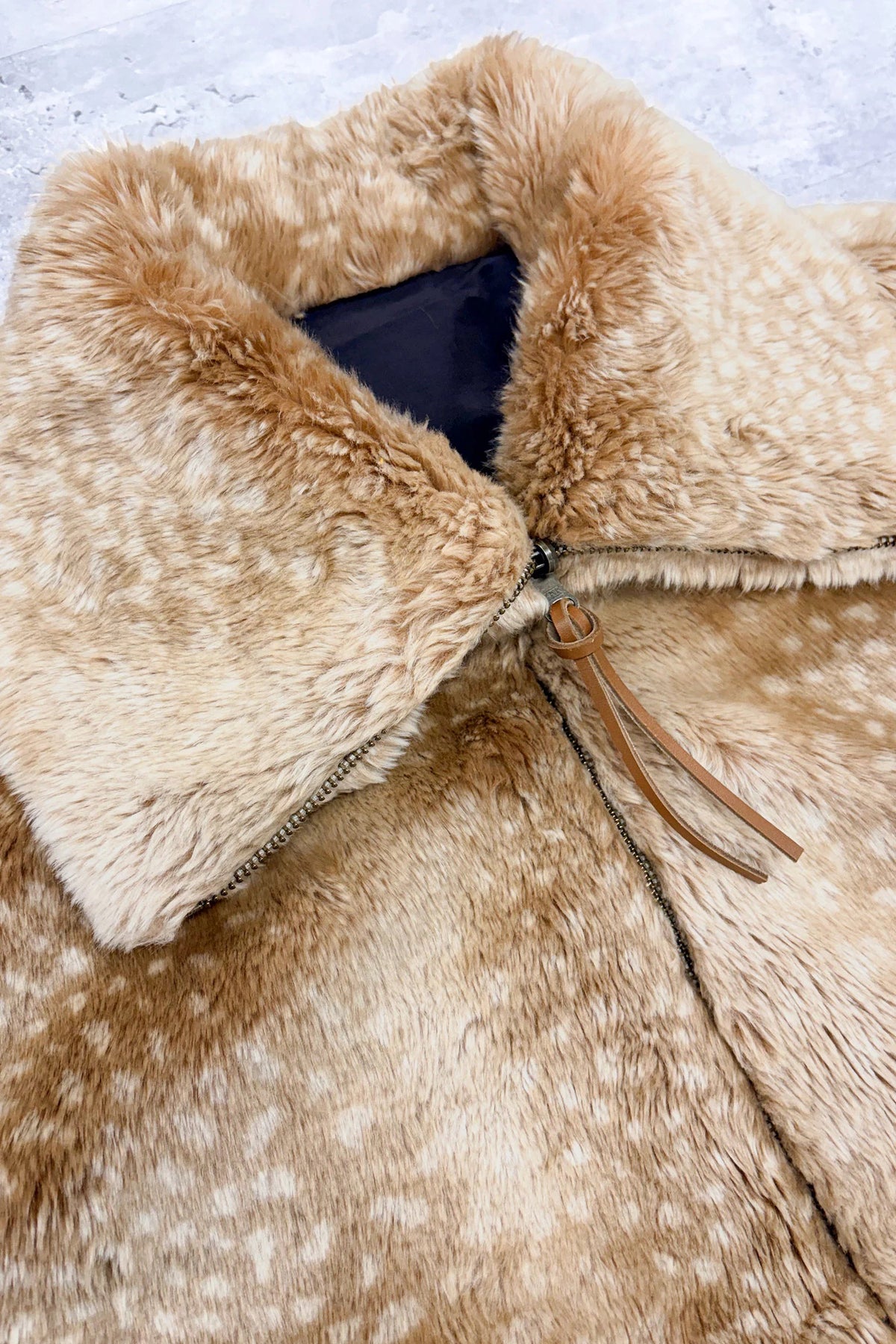 【New Rose】　ANIMAL FUR BLOUSON / REVERSIBLE