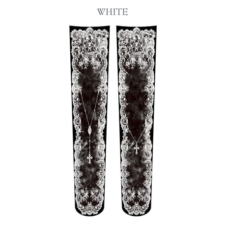 【Sheglit】シェグリット　●予約●Requiem Over Knee　ホワイト/ブラック