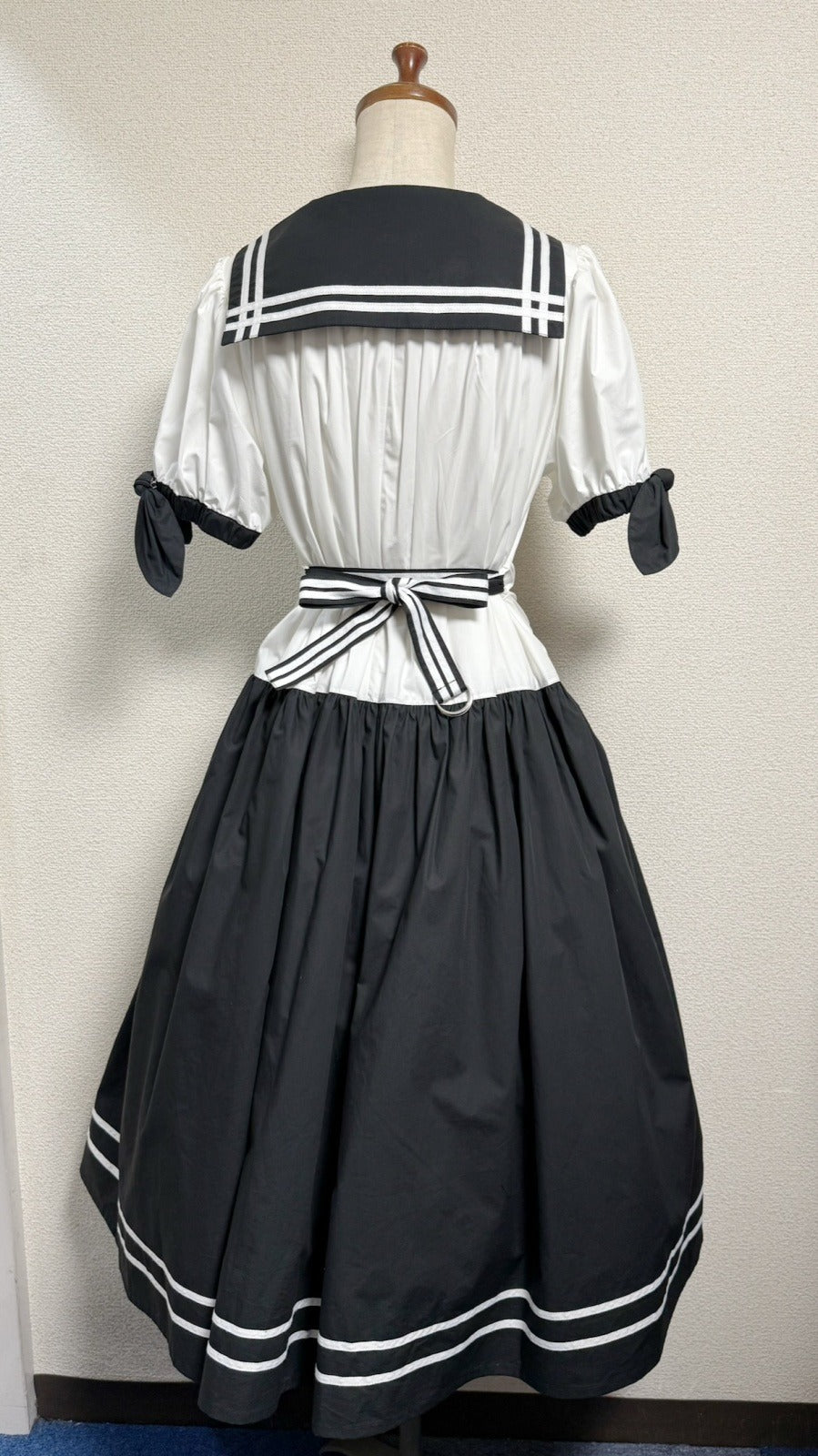 【Physical Drop】フィジカルドロップ　ノスタルジックセーラーワンピース【レギュラーサイズ・コンビ色・ノーマル丈】