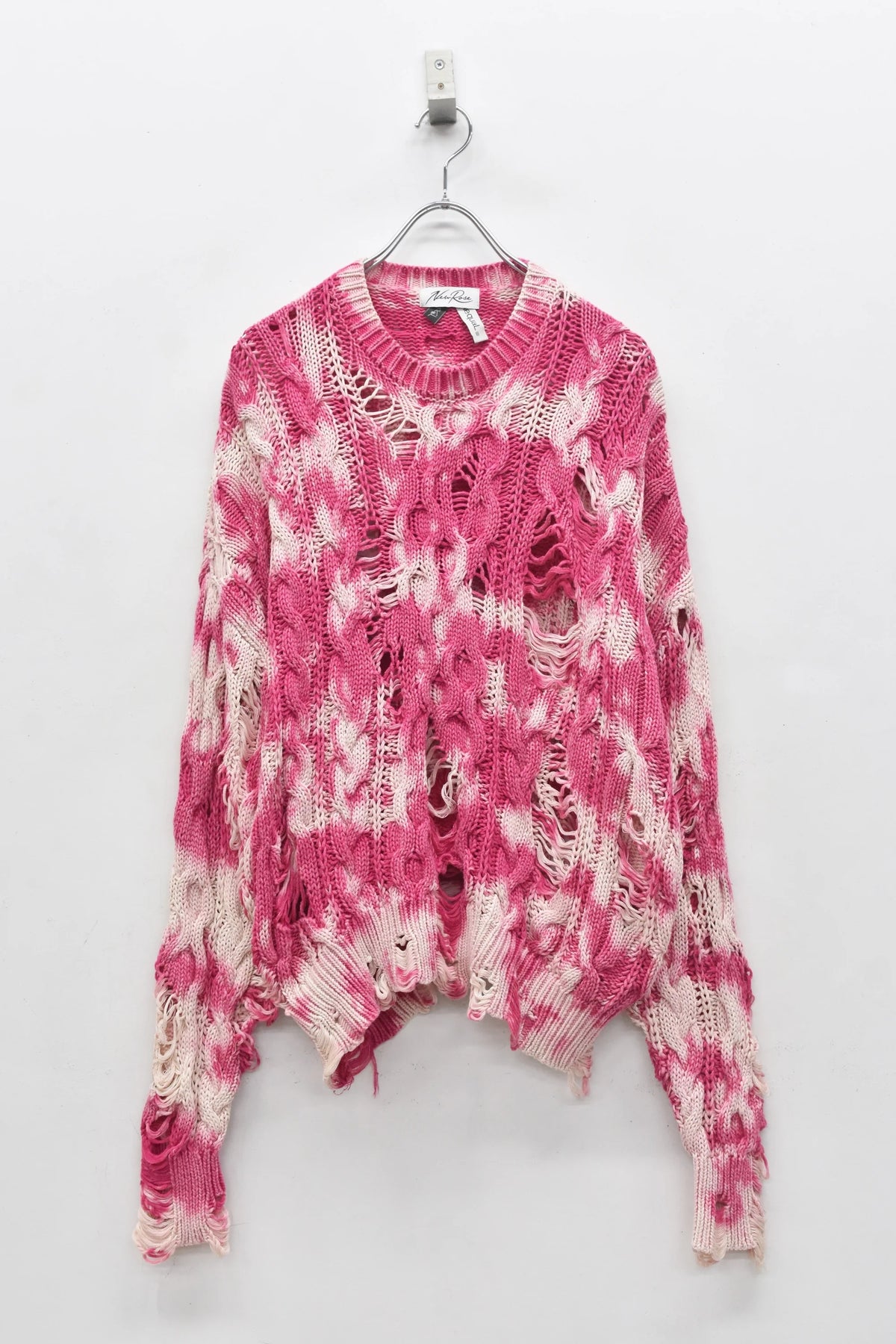 [New Rose] CHECK JACQUARD × MOHAIR