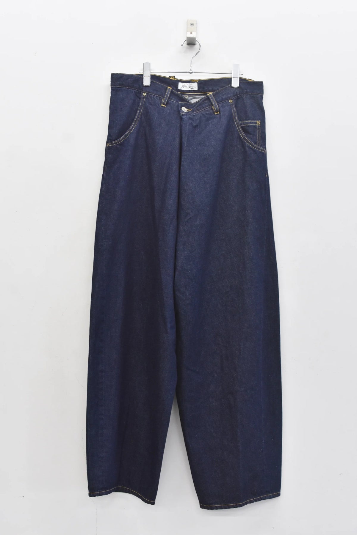 [New Rose]★Now accepting reservations★FOLD THE WAIST PANTS (wash finish)