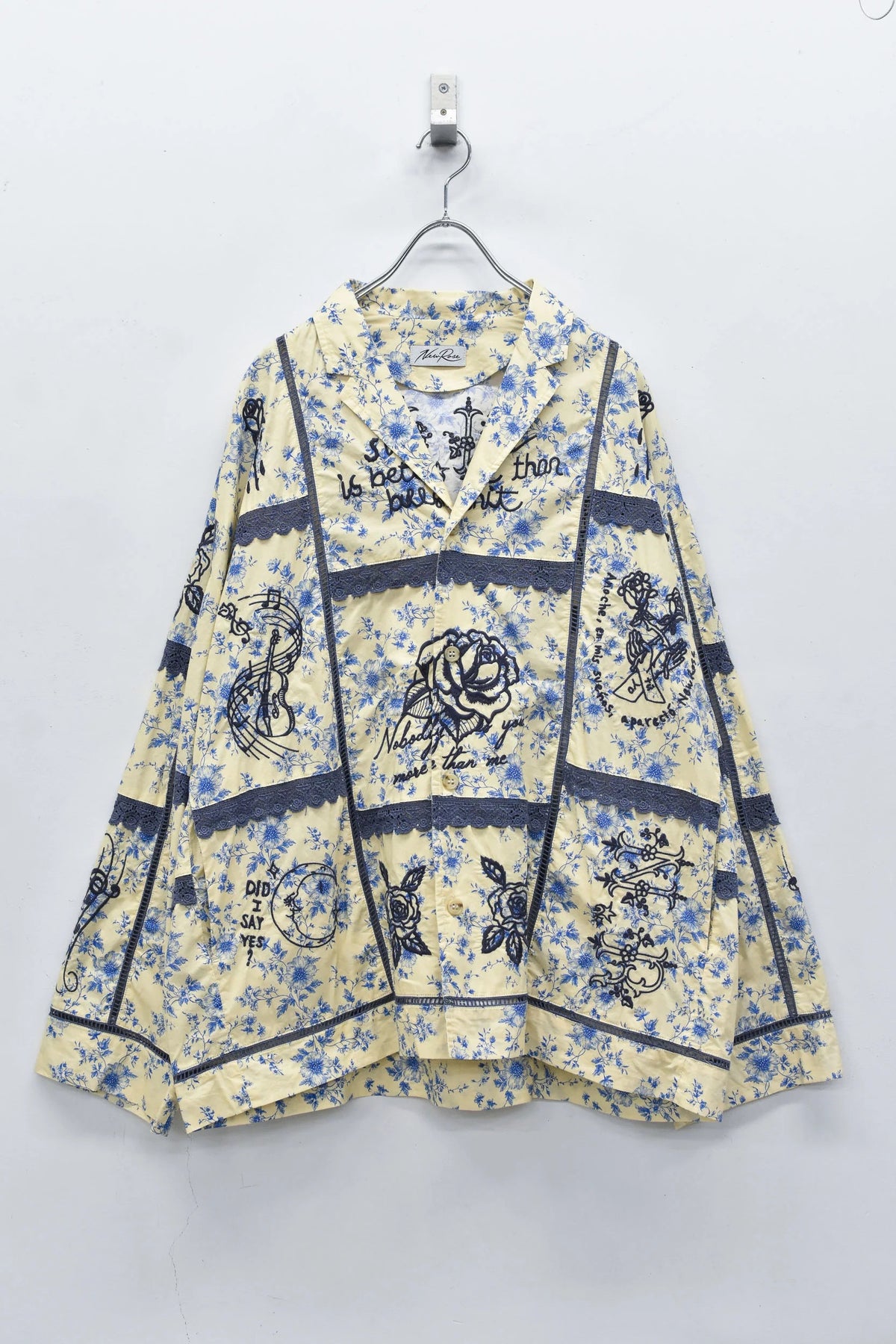 【New Rose】　【Restock】Ladder Race×Embroidery Jacket
