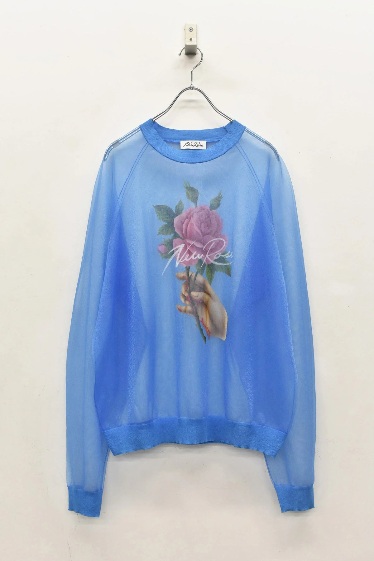 【New Rose】　Sheer Knit Pullover / Airbrush