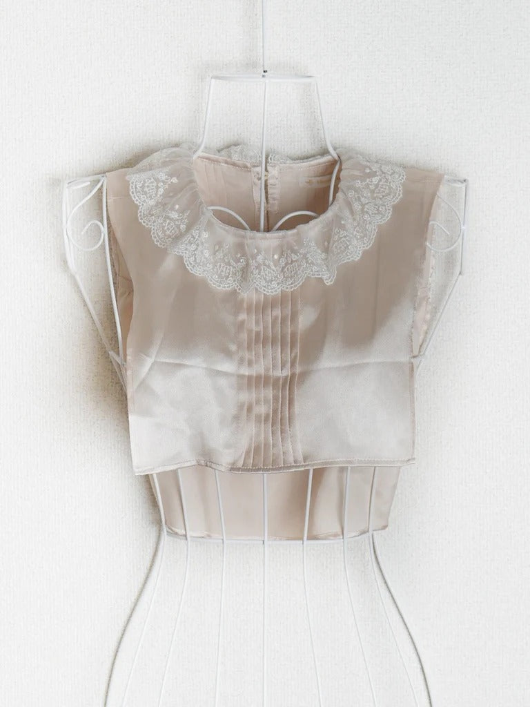 [Victorian maiden] Victorian Maiden Premiere Satin Yoke Color Cream/Black